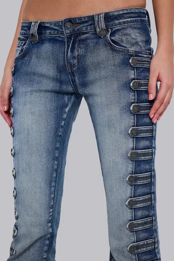 Military-Bootcut-Jeans „Cooper“