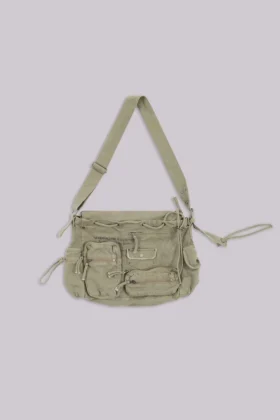Militär-Utility-Umhängetasche in Khaki