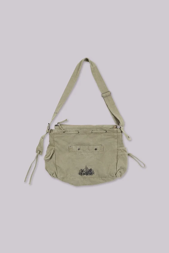 Militär-Utility-Umhängetasche in Khaki