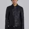 Militärjacke aus Leder