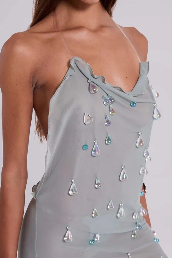 Mini-Kleid „Droplet Illusion“