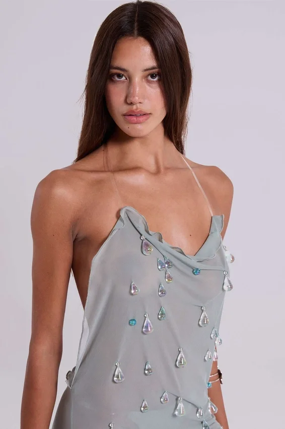 Mini-Kleid „Droplet Illusion“