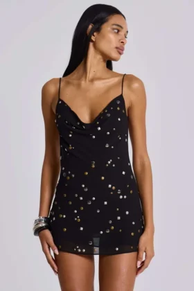 Mini-Kleid „Studded Mirage“