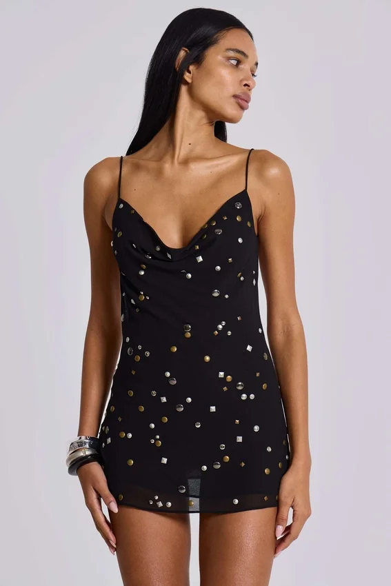 Mini-Kleid „Studded Mirage“