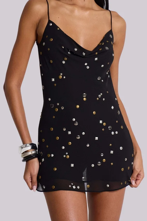 Mini-Kleid „Studded Mirage“