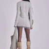 Minikleid in der Farbe „Oatmeal Mist“