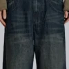 Mittelblaue Slub-Colossus-Jeans