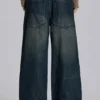 Mittelblaue Slub-Colossus-Jeans