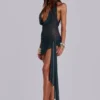 Moara Strick-Mini-Kleid mit tiefem Ausschnitt