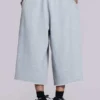 Monster 3/4-Shorts in Grau meliert