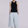 Monster 3/4-Shorts in Grau meliert