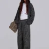 Monster Joggers in Anthrazit mit Leopardenmuster