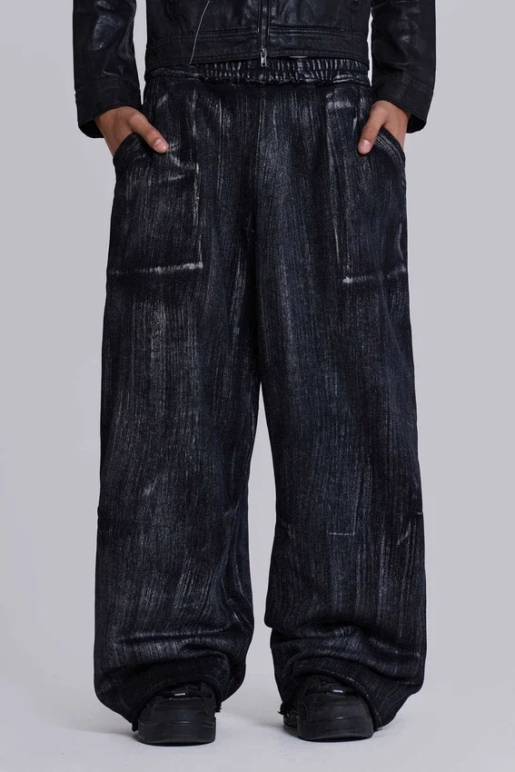 Monster Joggers in Gunmetal-Waschung