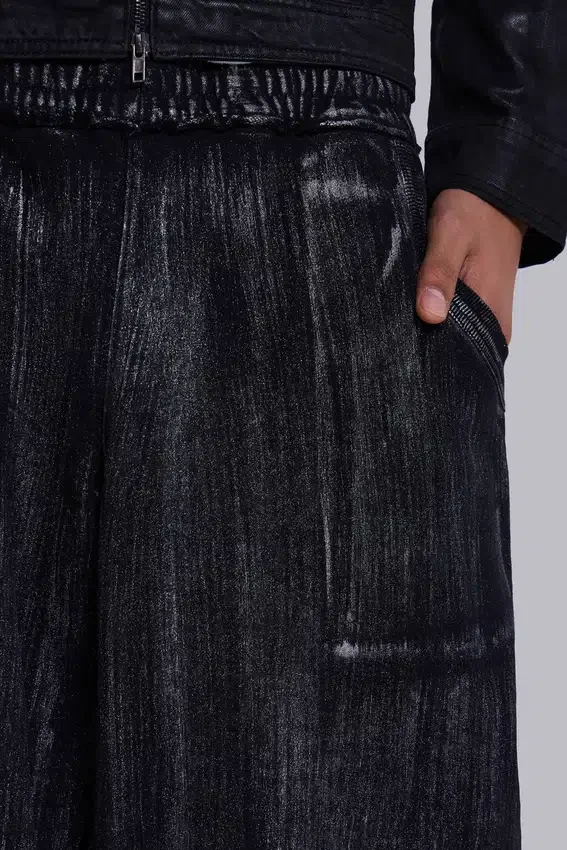 Monster Joggers in Gunmetal-Waschung