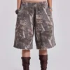Monster Joggers-Shorts im Woodland-Camo-Look