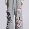 Monster Joggers „Stars and Stripes“ im Distressed-Look