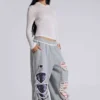 Monster Joggers „Stars and Stripes“ im Distressed-Look