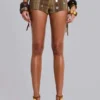 Myrica Mirror Mini-Shorts