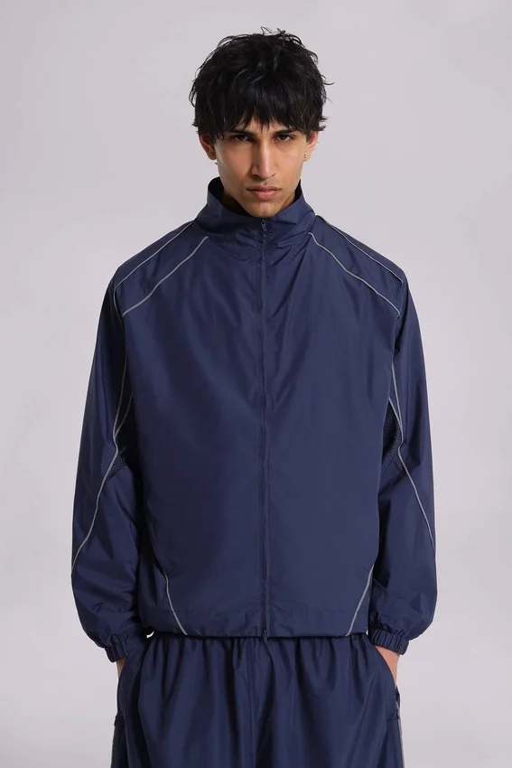 Navy Vapor Trainingsjacke als Oberteil