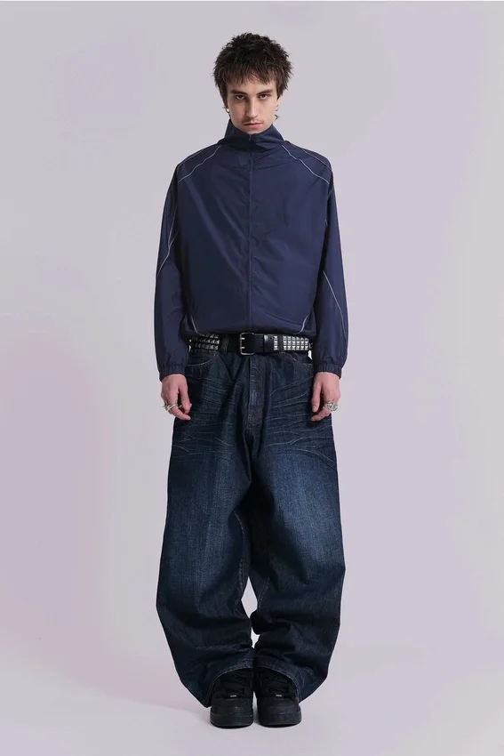 Navy Vapor Trainingsjacke als Oberteil