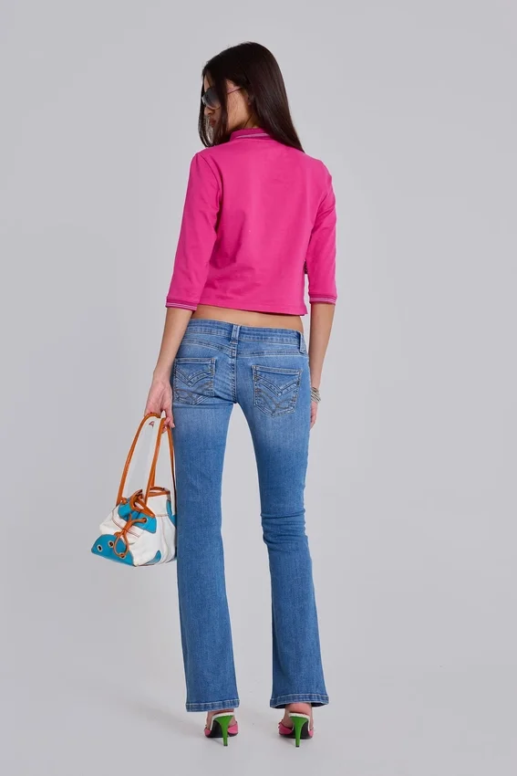 Nella-Poloshirt in Pink