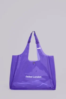 Neon-lila Badetasche