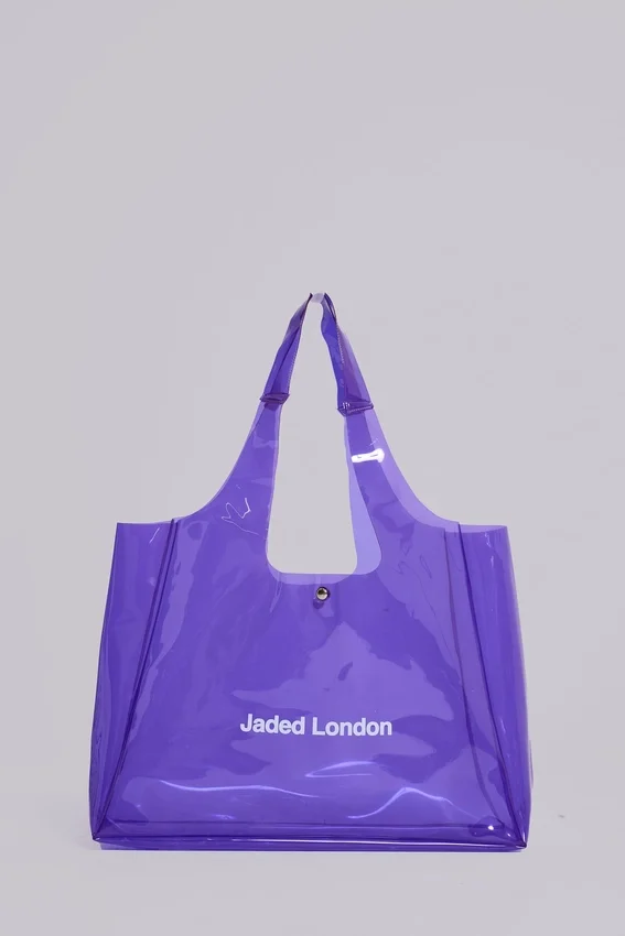 Neon-lila Badetasche