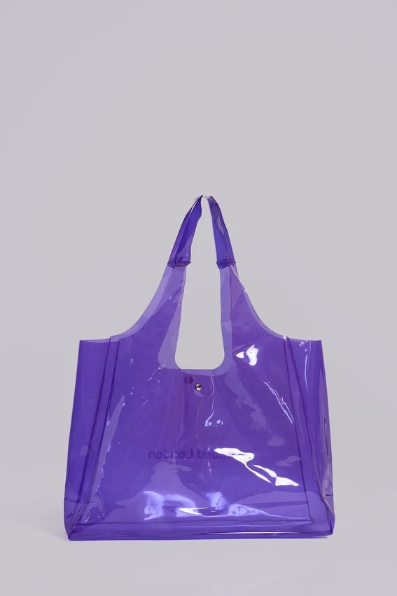 Neon-lila Badetasche