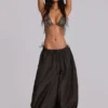 Nexis Nylon-Ballon-Parachute Pants in Khaki
