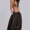 Nexis Nylon-Ballon-Parachute Pants in Khaki