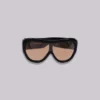 Noctra XL Stud Sonnenbrille in Amber