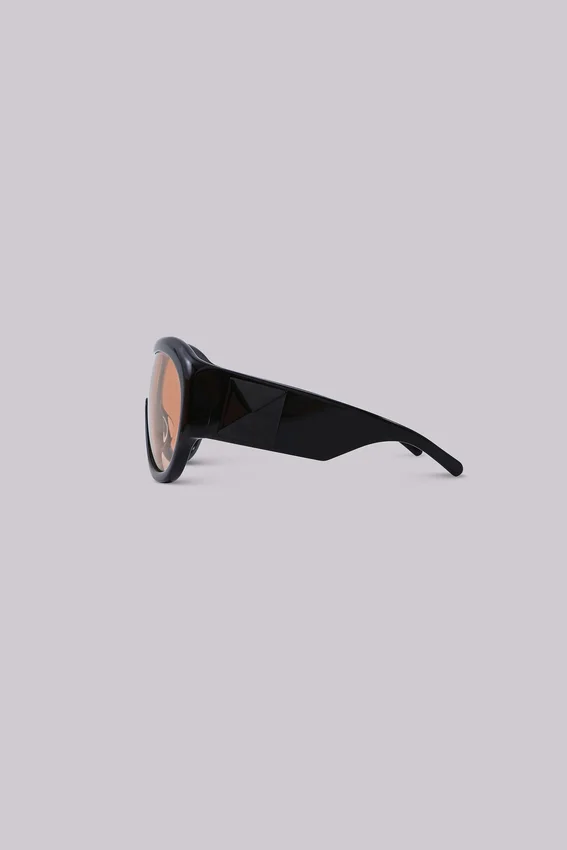 Noctra XL Stud Sonnenbrille in Amber