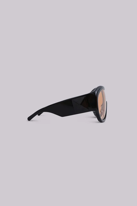 Noctra XL Stud Sonnenbrille in Amber