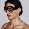 Noctra XL Stud Sonnenbrille in Amber