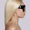 Noctra XL Stud Sonnenbrille in Amber