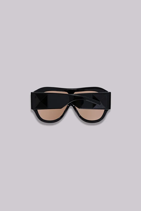 Noctra XL Stud Sonnenbrille in Amber