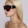 Noctra XL Stud Sonnenbrille in Damson