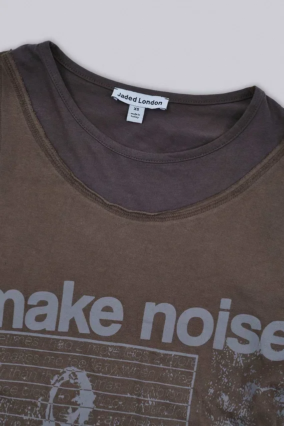 Noise doppellagiges Langarm-Oberteil