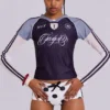 Nr. 13 Fußball-Minishorts mit Polka-Dots