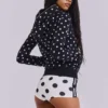 Nr. 13 Fußball-Minishorts mit Polka-Dots