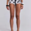 Nr. 13 Fußball-Minishorts mit Polka-Dots