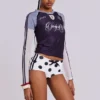Nr. 13 Fußball-Minishorts mit Polka-Dots