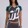Nr. 5 Baby-T-Shirt „Football“ mit Schnürung