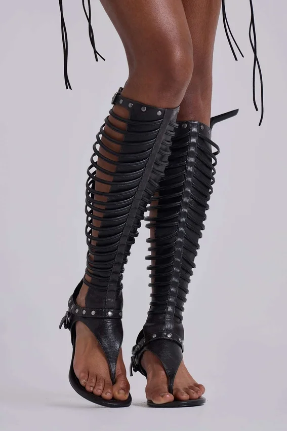 Nyxen 2-in-1-Gladiator-Sandalenstiefel