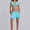 Oceya Mini-Kleid mit Cut-outs