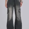 Off-Duty-Cargohose mit geradem Bein