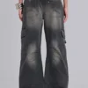 Off-Duty-Cargohose mit geradem Bein