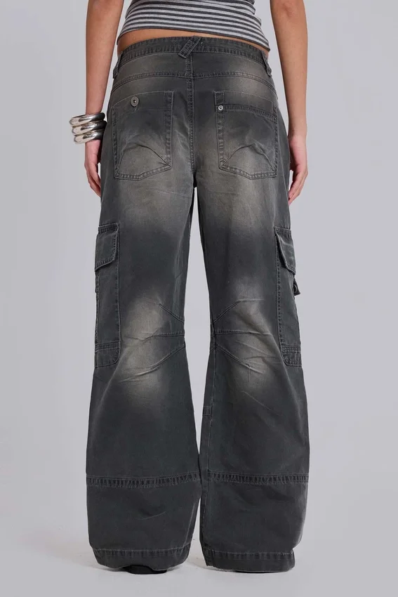 Off-Duty-Cargohose mit geradem Bein