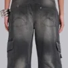 Off-Duty-Cargohose mit geradem Bein