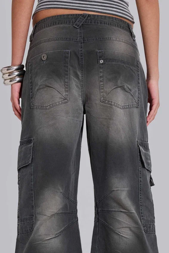 Off-Duty-Cargohose mit geradem Bein